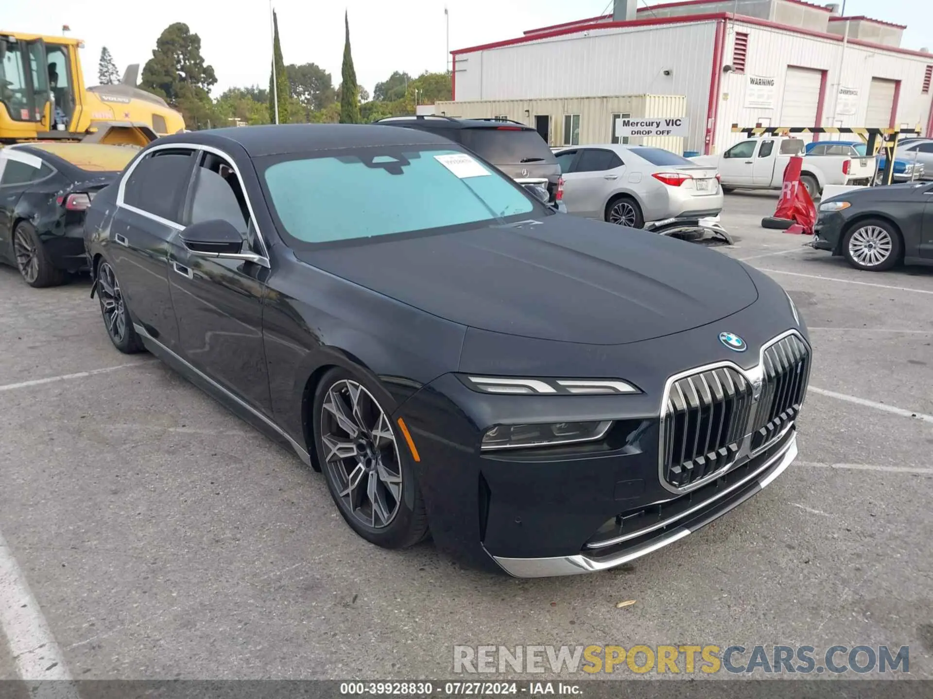 1 fotografías del automóvil dañado WBY43EJ09RCR48122 BMW I7 2024