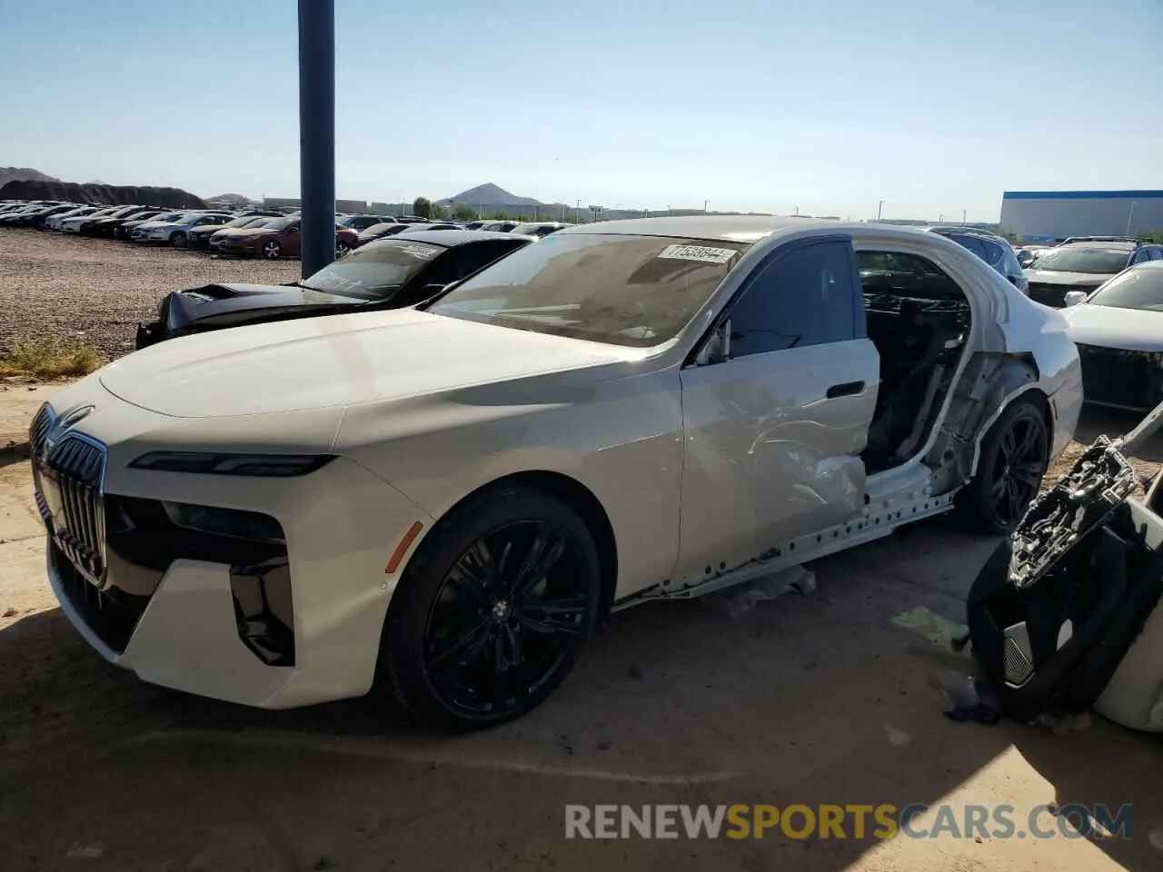 1 fotografías del automóvil dañado WBY43EJ06RCR45999 BMW I7 EDRIVE5 2024