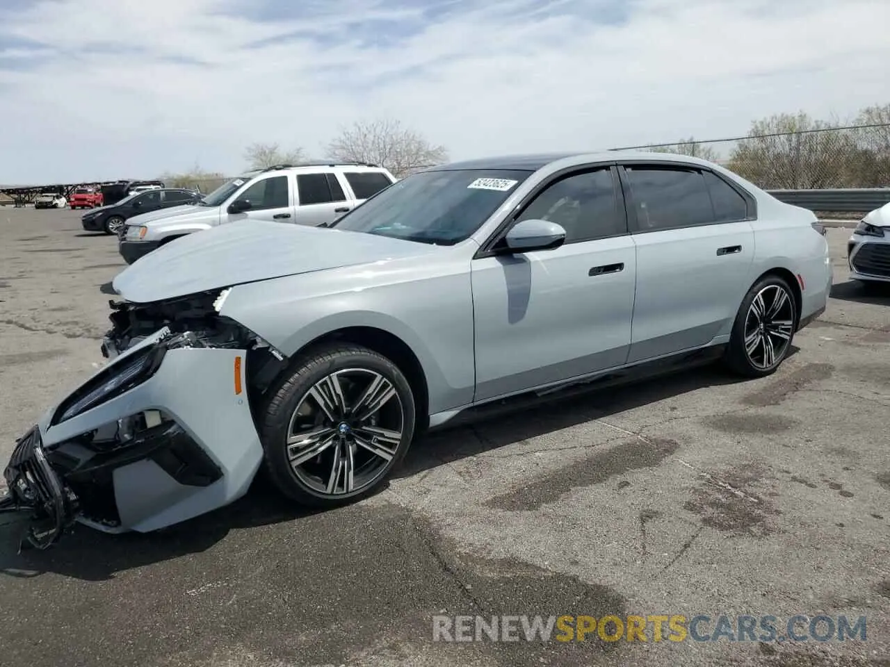 1 fotografías del automóvil dañado WBY53EJ04RCR17588 BMW I7 XDRIVE6 2024