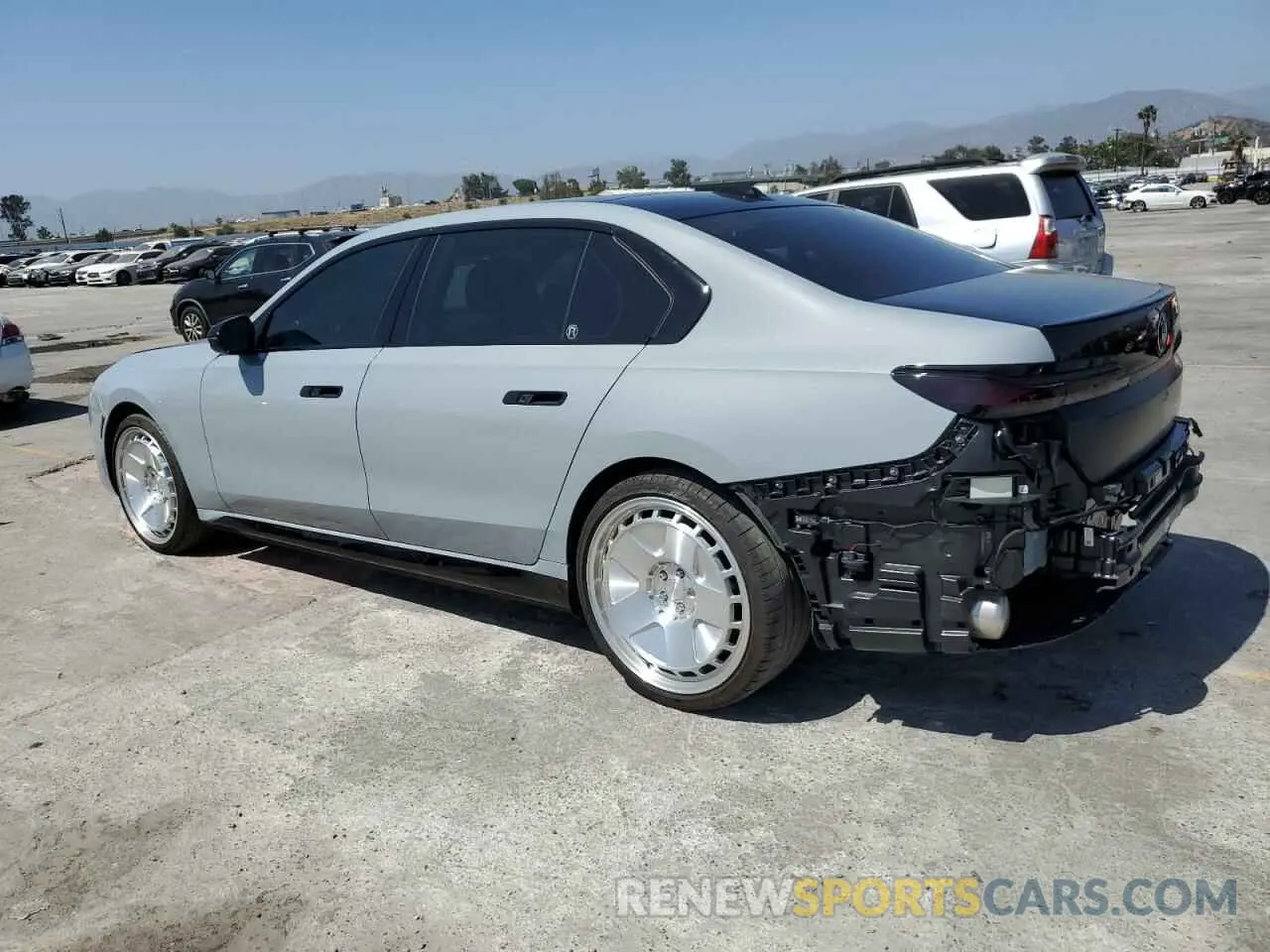 2 fotografías del automóvil dañado WBY53EJ09RCP16432 BMW I7 XDRIVE6 2024