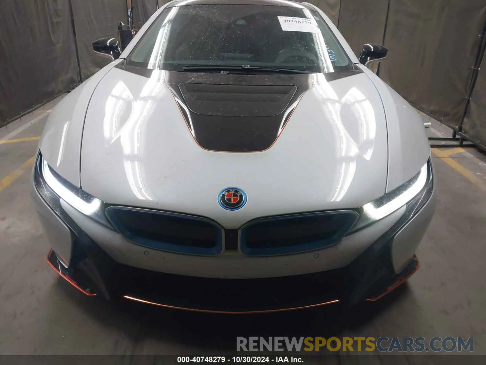 12 fotografías del automóvil dañado WBY2Z4C58K7D65728 BMW I8 2019
