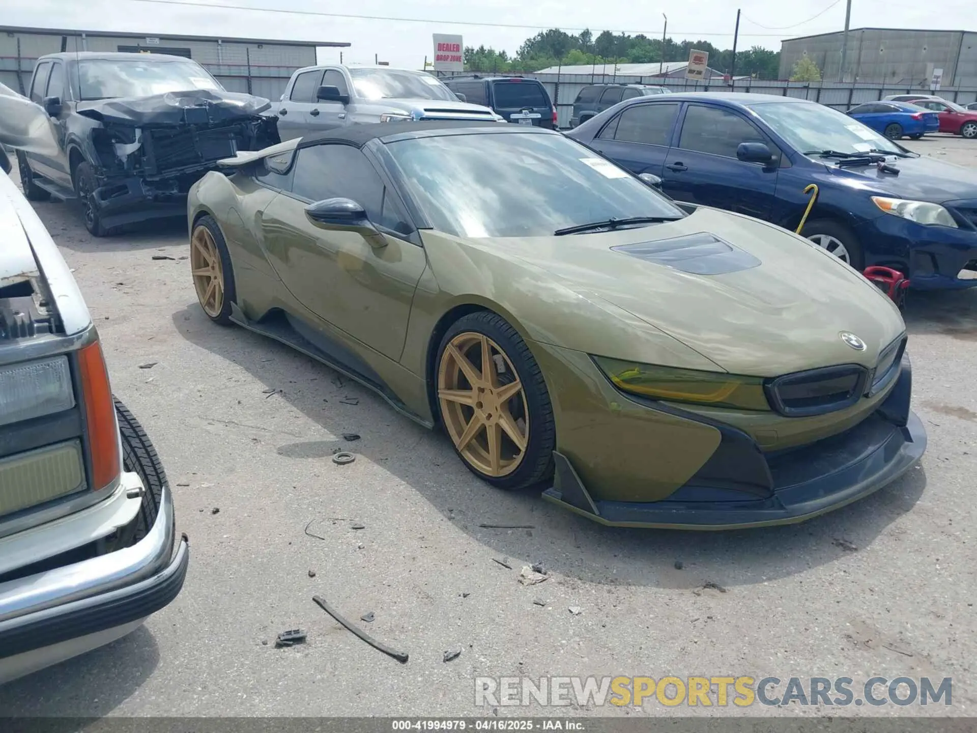 1 fotografías del automóvil dañado WBY2Z6C52KVG98174 BMW I8 2019