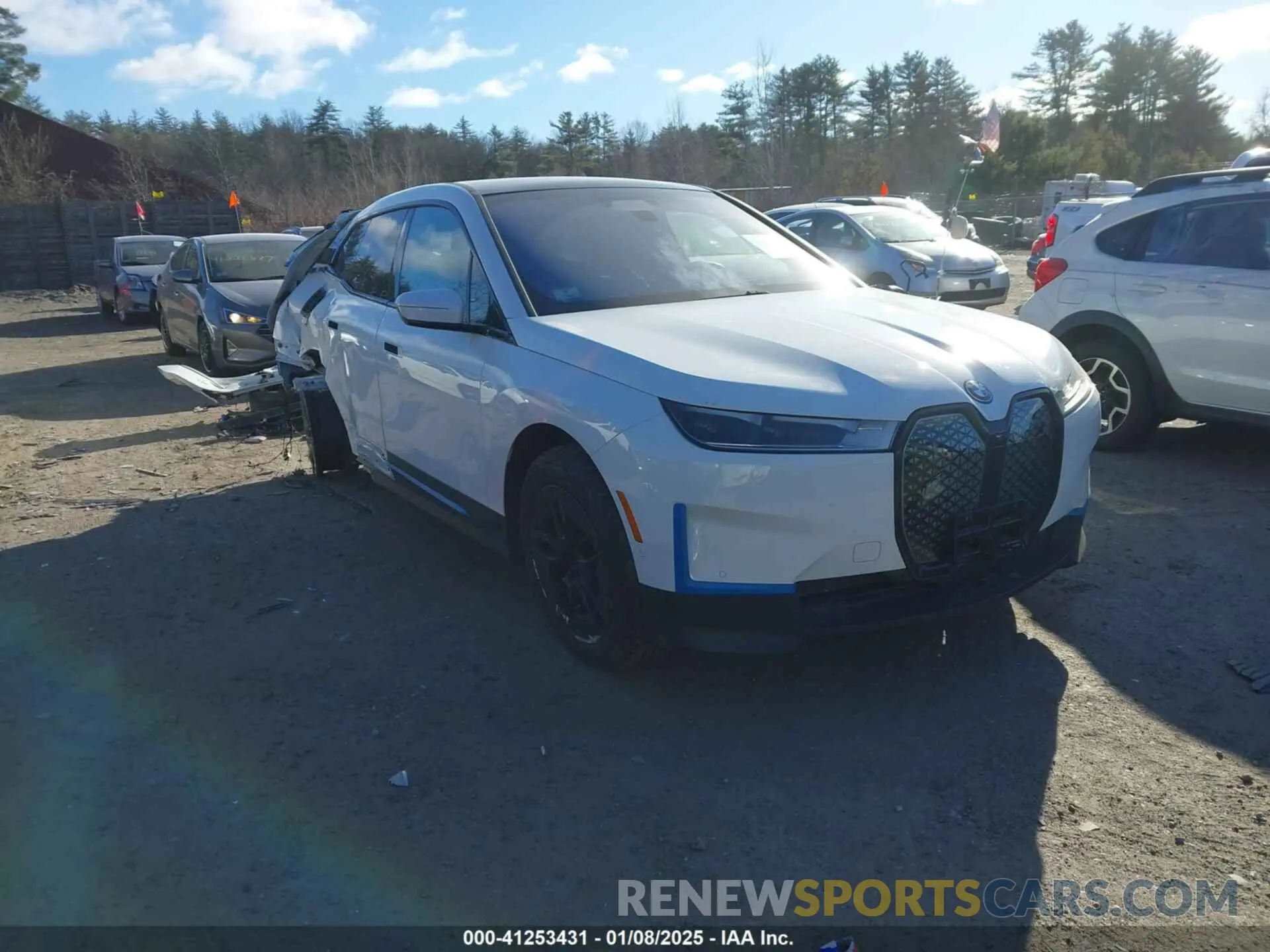 1 fotografías del automóvil dañado WB523CF04RCN65237 BMW IX 2024