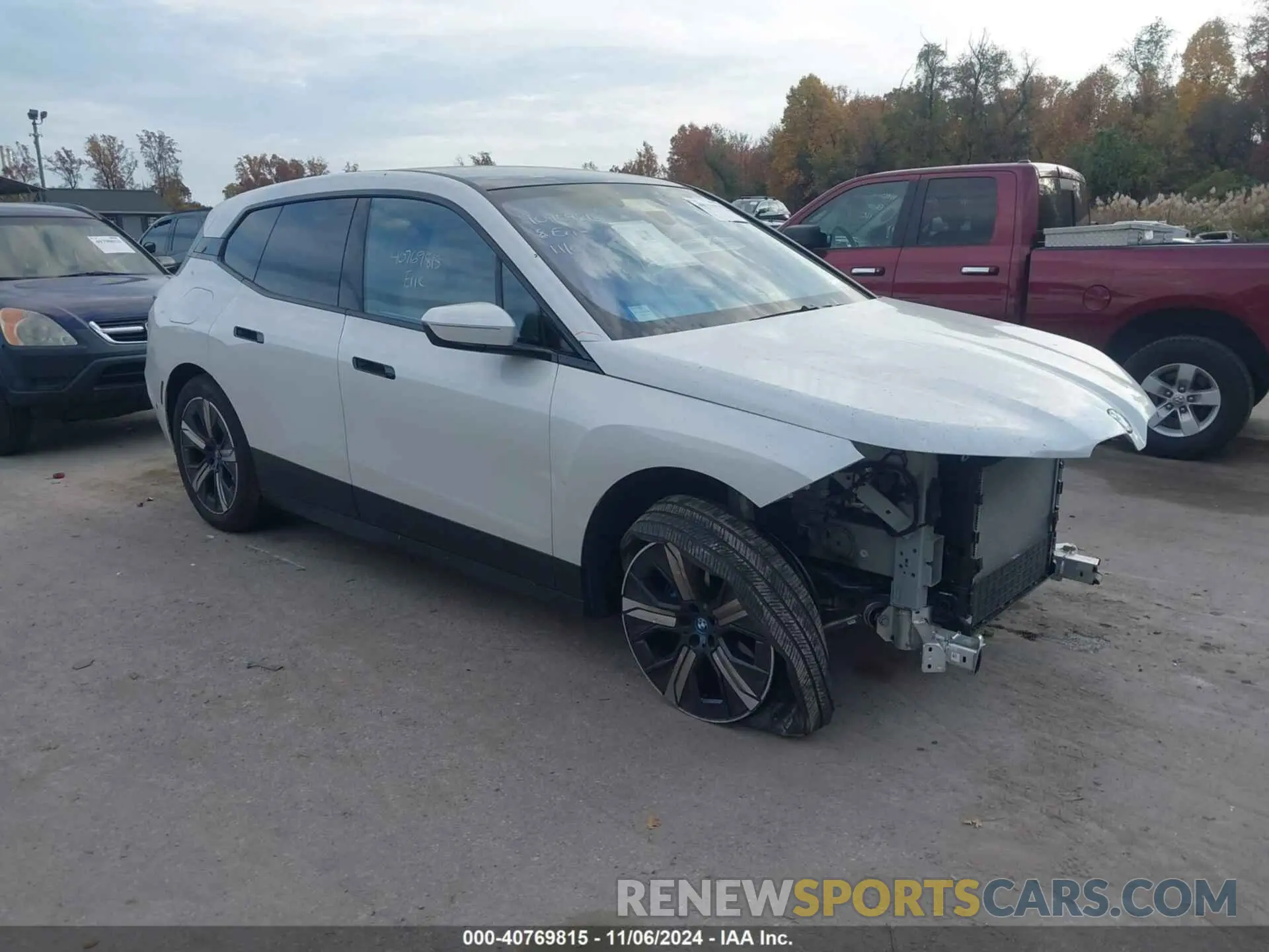 1 fotografías del automóvil dañado WB523CF06RCR10655 BMW IX 2024