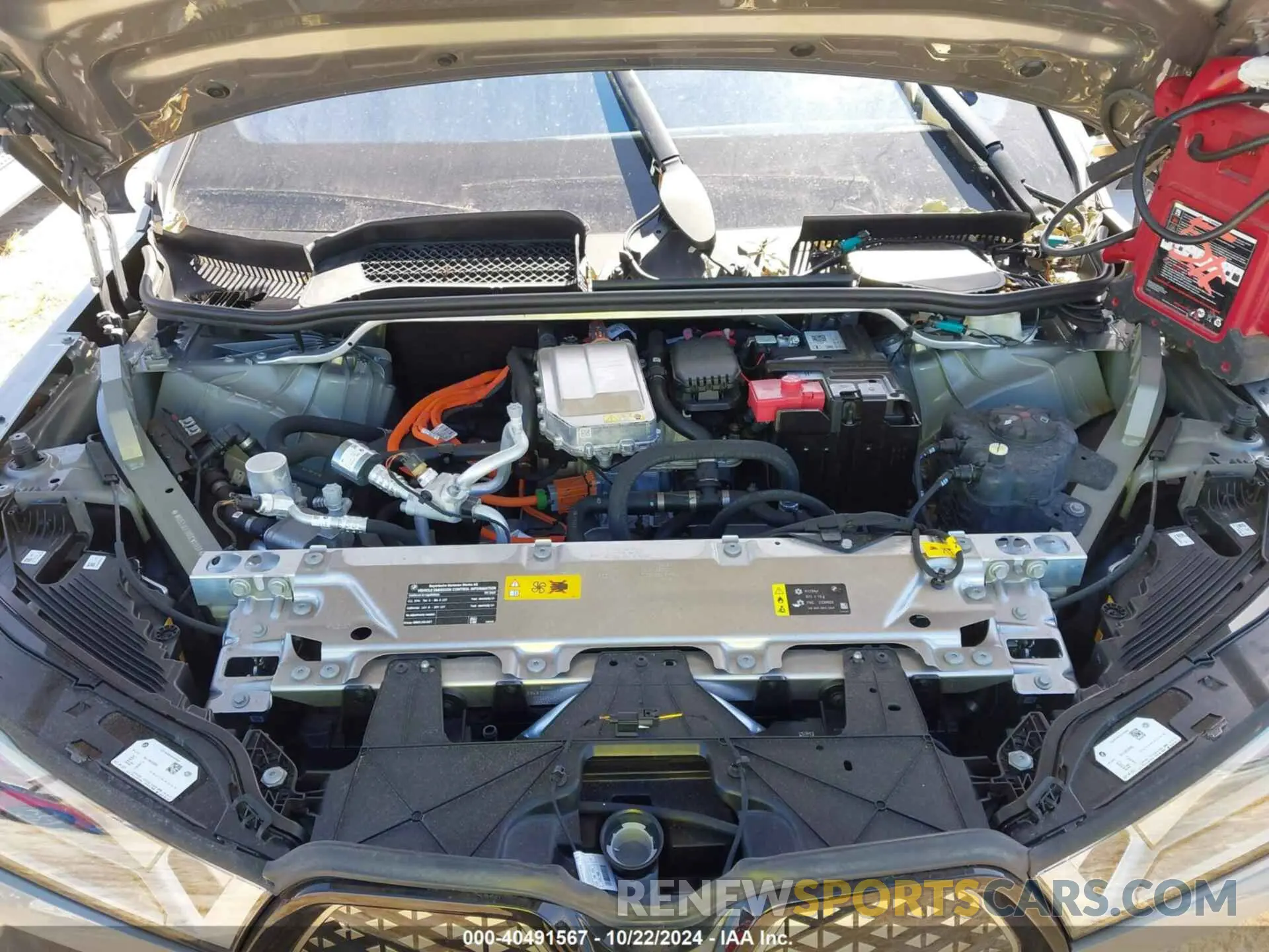 10 fotografías del automóvil dañado WB533CF08RCN81137 BMW IX 2024
