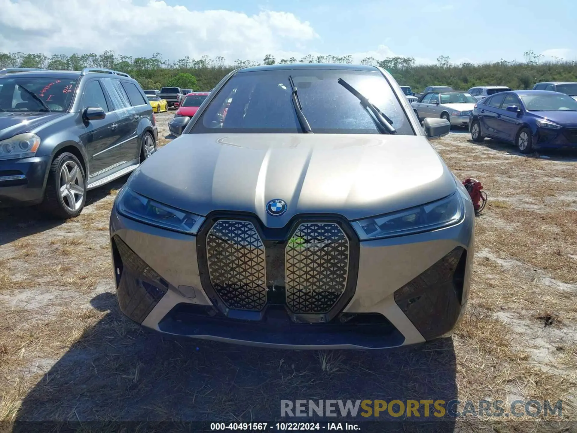 11 fotografías del automóvil dañado WB533CF08RCN81137 BMW IX 2024