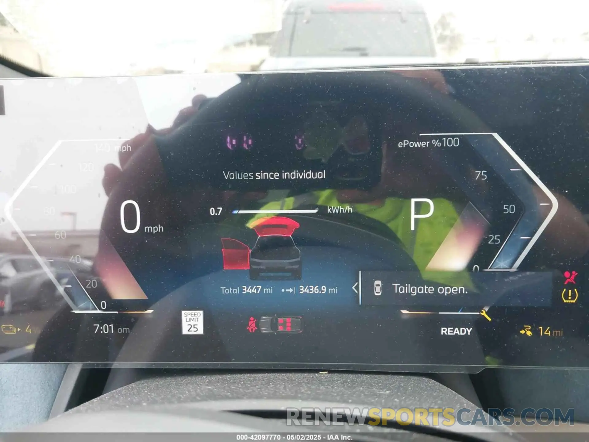 7 fotografías del automóvil dañado WB523CF07SCT32782 BMW IX 2025