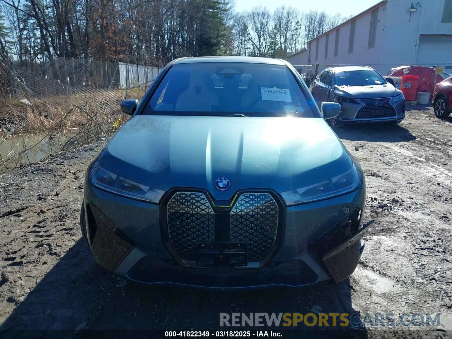 12 fotografías del automóvil dañado WB523CF09SCS94052 BMW IX 2025