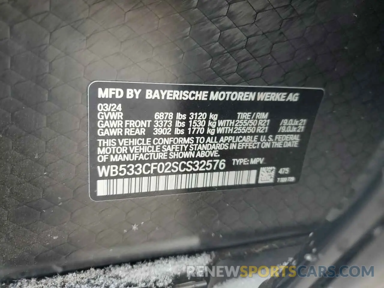 13 fotografías del automóvil dañado WB533CF02SCS32576 BMW IX M60 2025