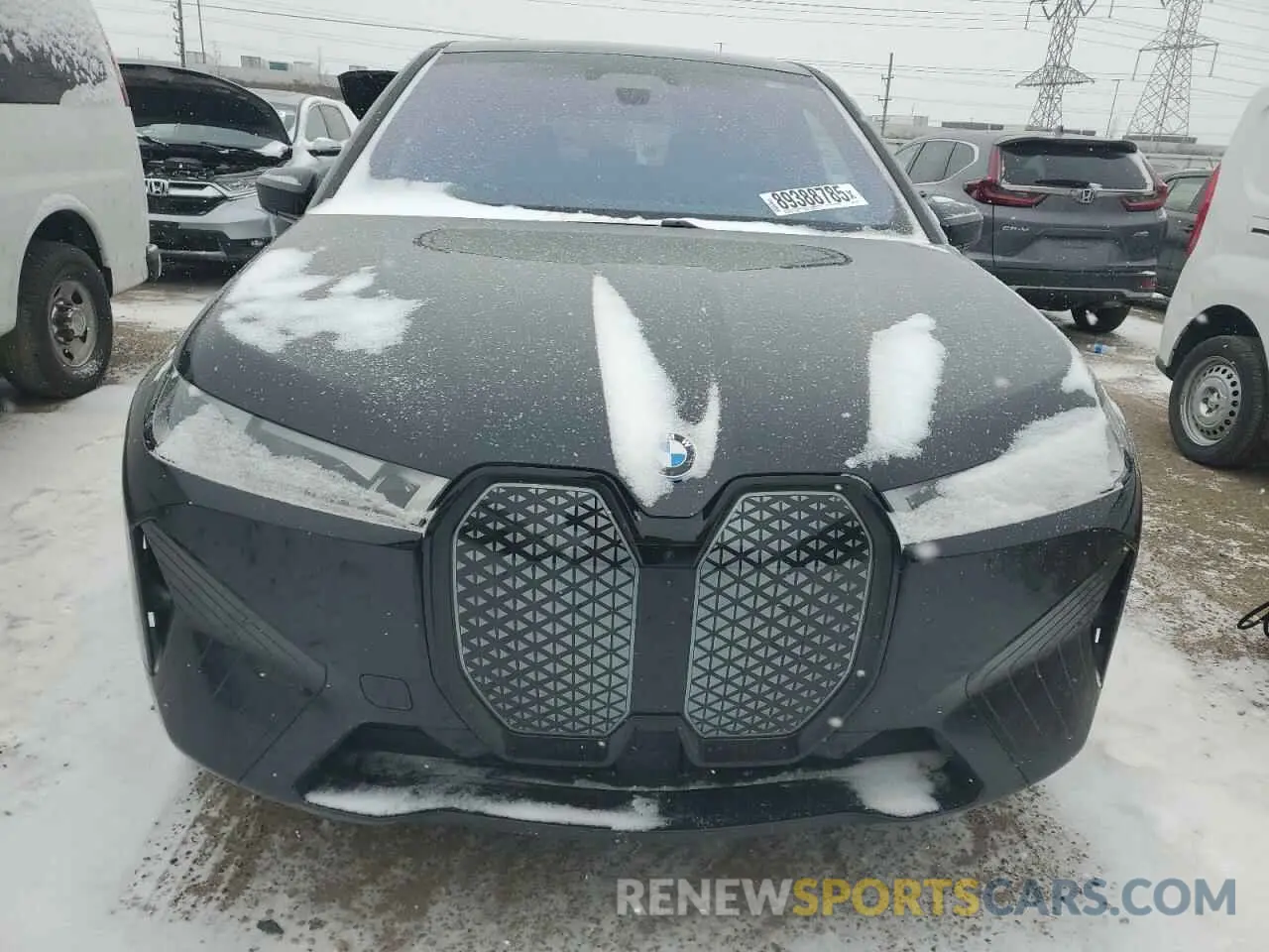 5 fotografías del automóvil dañado WB533CF02SCS32576 BMW IX M60 2025