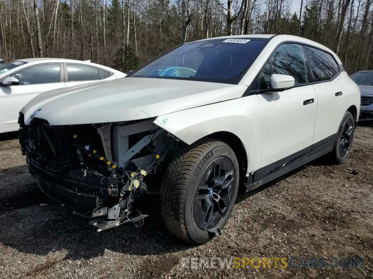 1 fotografías del automóvil dañado WB513CF03RCN60834 BMW IX XDRIVE4 2024