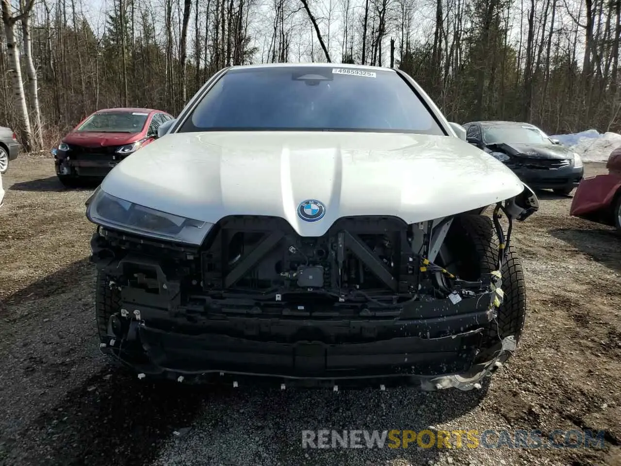 5 fotografías del automóvil dañado WB513CF03RCN60834 BMW IX XDRIVE4 2024