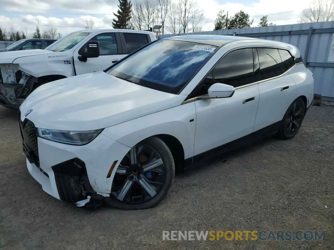 1 fotografías del automóvil dañado WB523CF06NCK53527 BMW IX XDRIVE5 2022