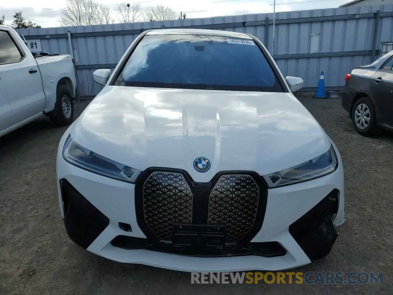 5 fotografías del automóvil dañado WB523CF06NCK53527 BMW IX XDRIVE5 2022