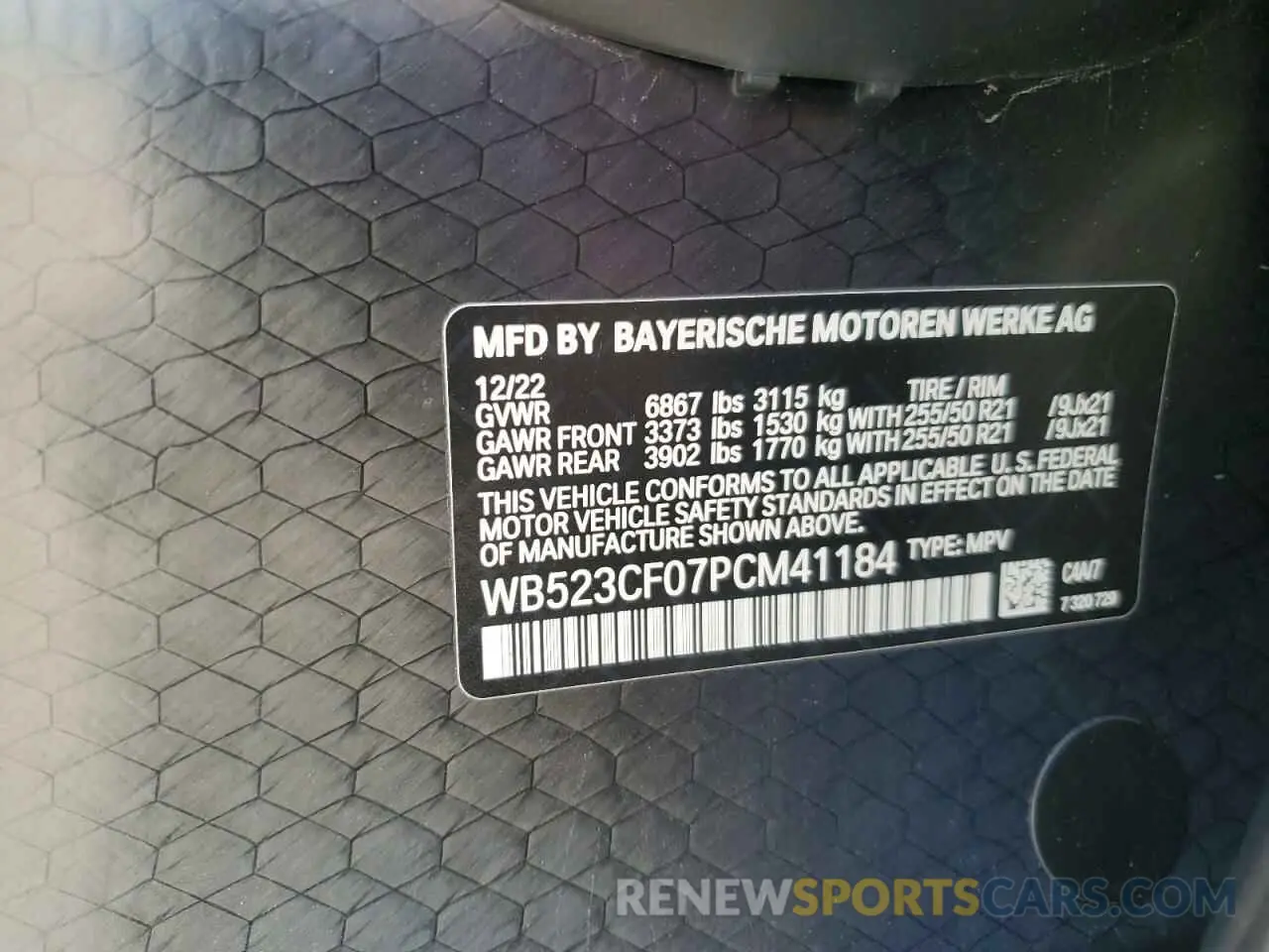 13 fotografías del automóvil dañado WB523CF07PCM41184 BMW IX XDRIVE5 2023