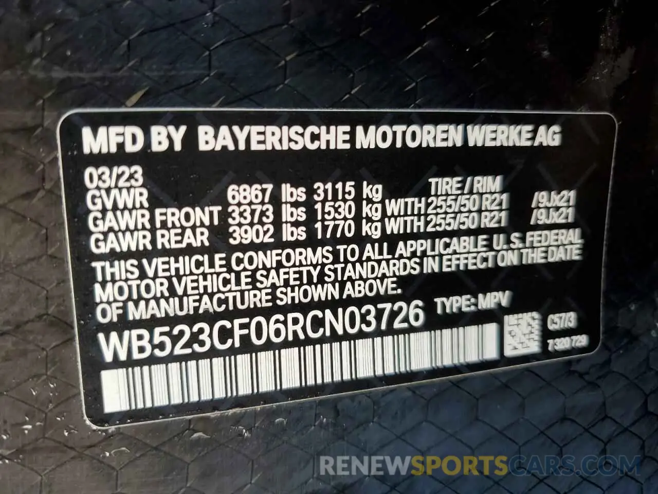 13 fotografías del automóvil dañado WB523CF06RCN03726 BMW IX XDRIVE5 2024
