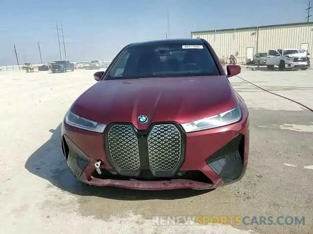 14 fotografías del automóvil dañado WB523CF06RCN03726 BMW IX XDRIVE5 2024