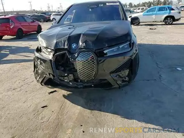 12 fotografías del automóvil dañado WB523CF08RCR85731 BMW IX XDRIVE5 2024