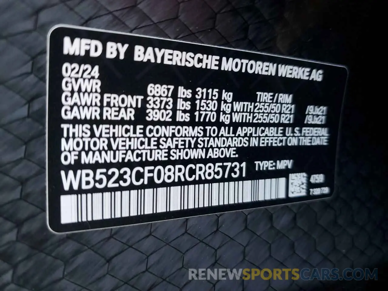 15 fotografías del automóvil dañado WB523CF08RCR85731 BMW IX XDRIVE5 2024