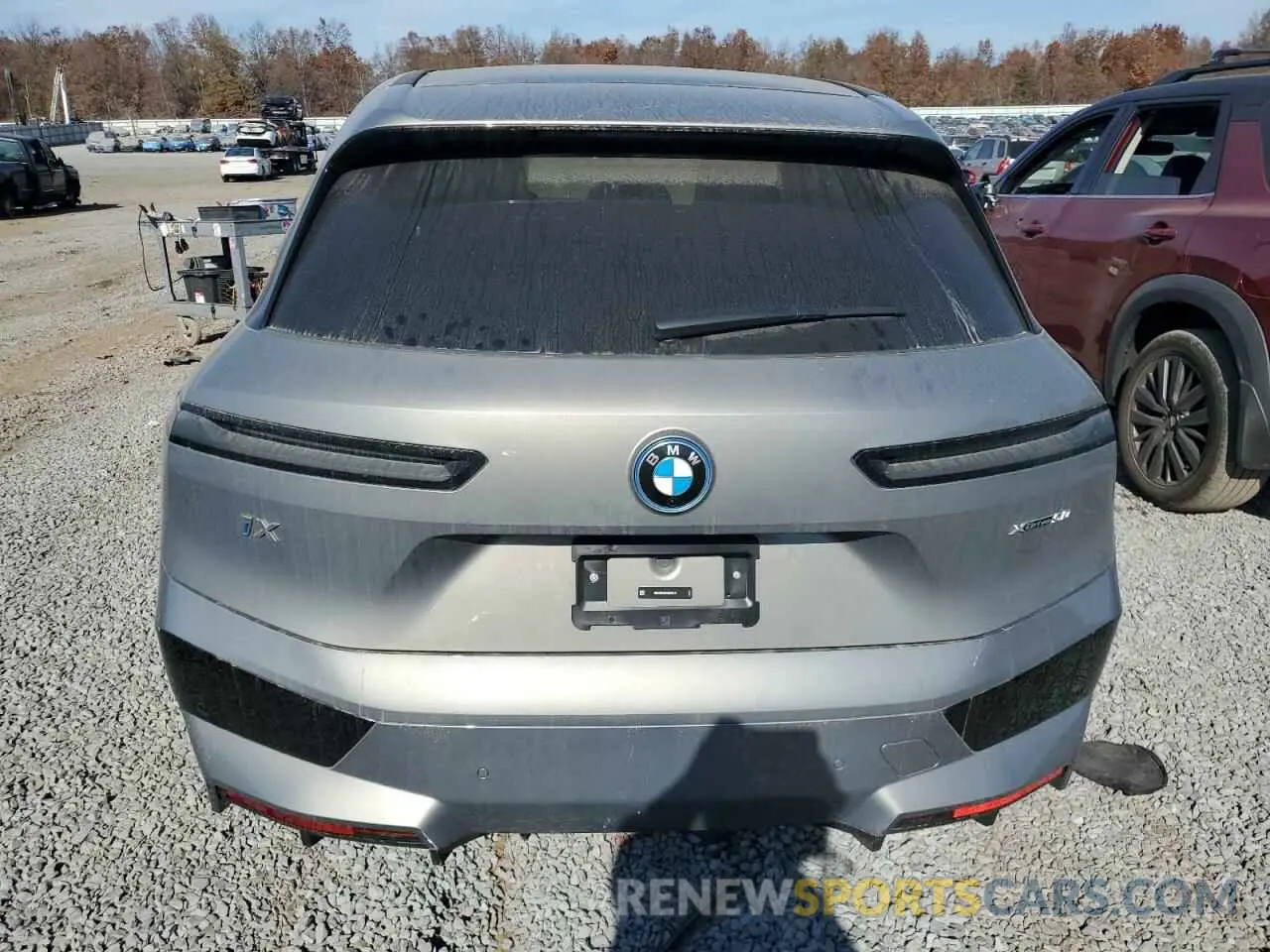 6 fotografías del automóvil dañado WB523CF04SCS53411 BMW IX XDRIVE5 2025
