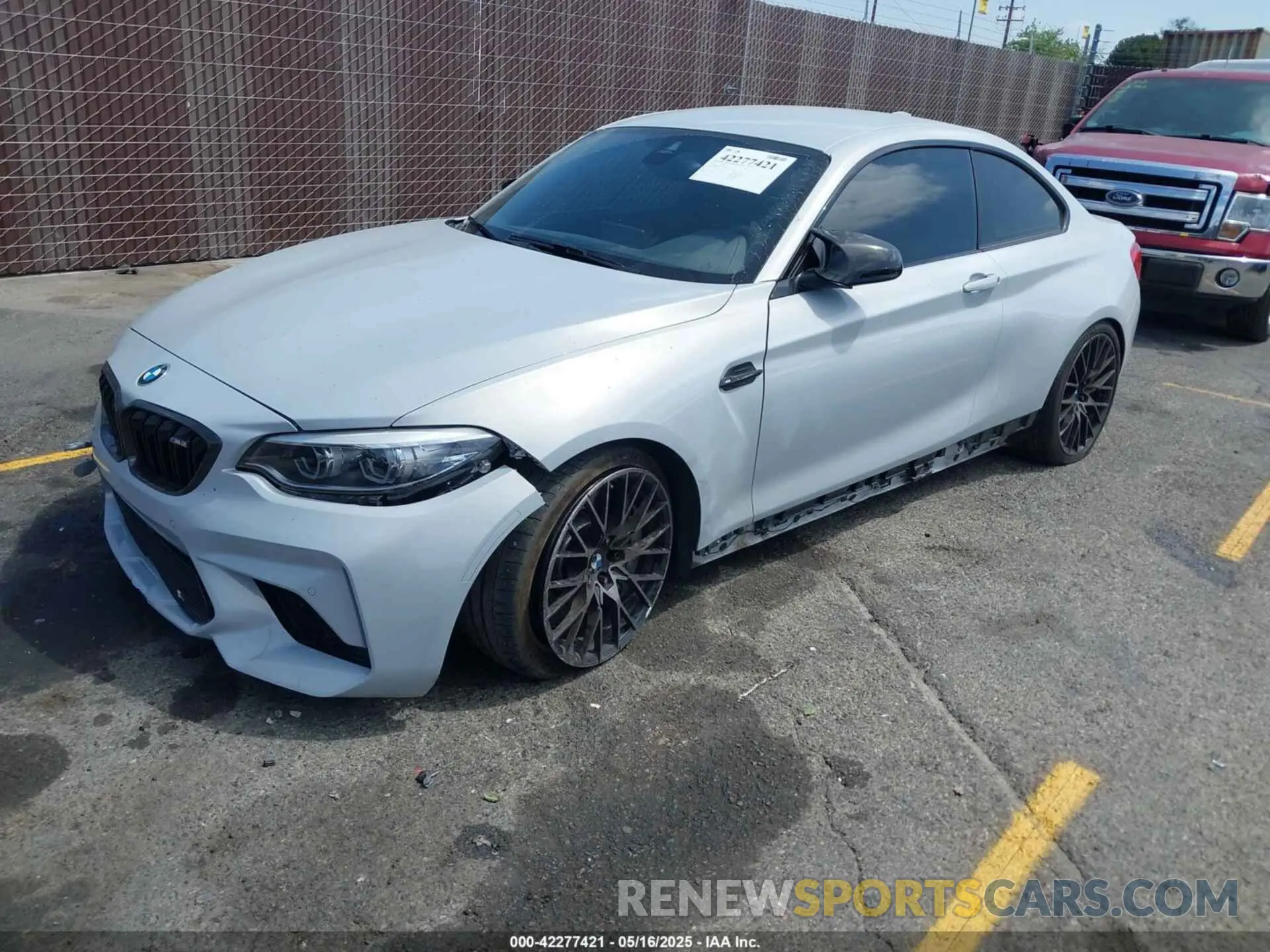 2 fotografías del automóvil dañado WBS2U7C50K7D06845 BMW M2 2019