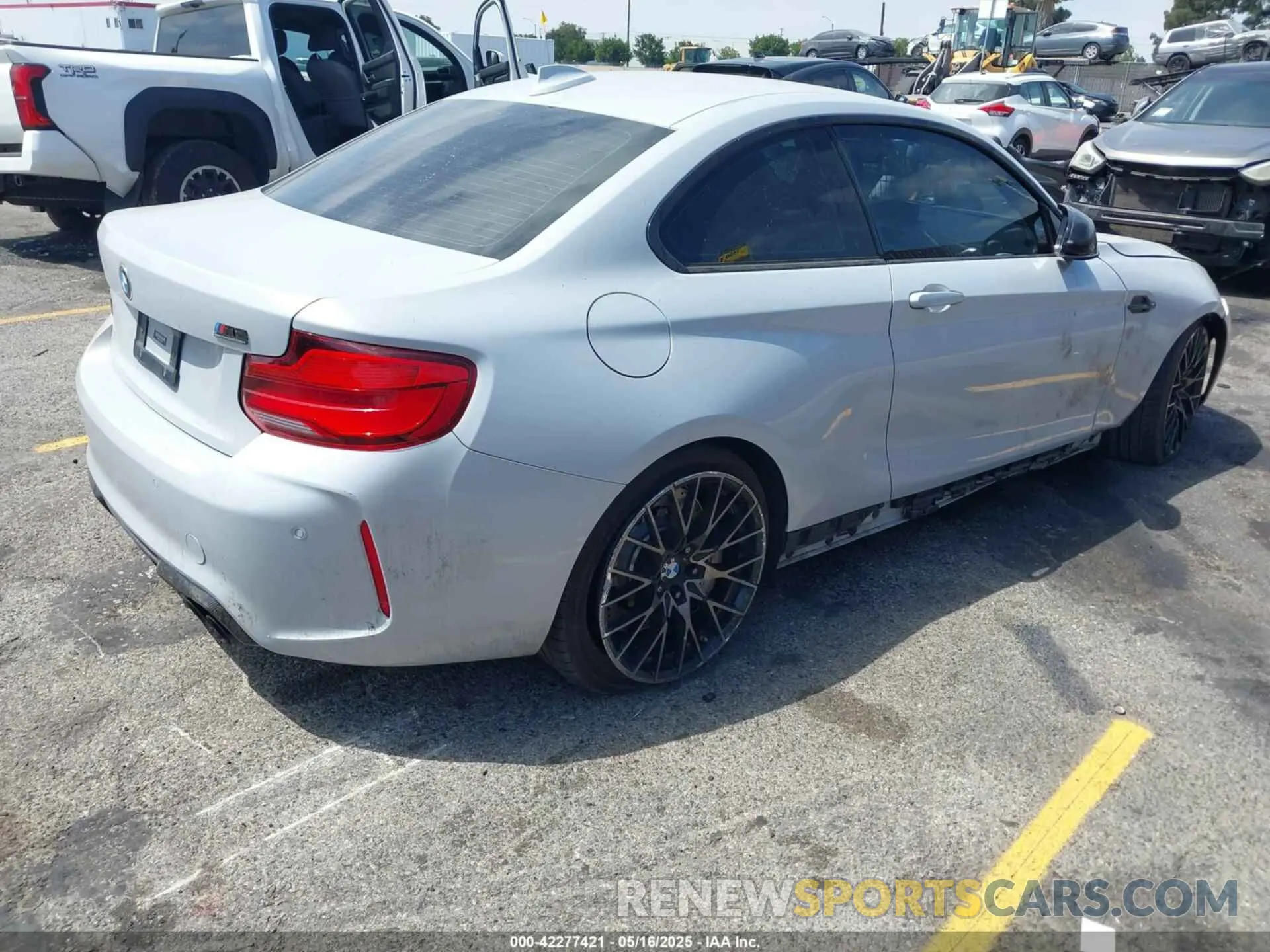 4 fotografías del automóvil dañado WBS2U7C50K7D06845 BMW M2 2019