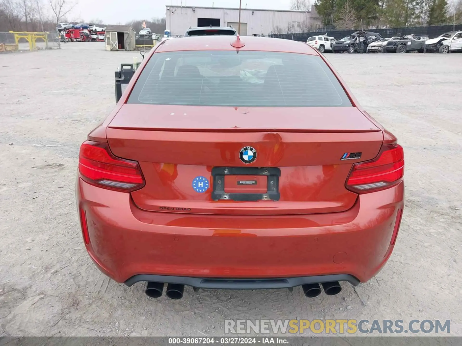 17 fotografías del automóvil dañado WBS2U7C53KVB09308 BMW M2 2019
