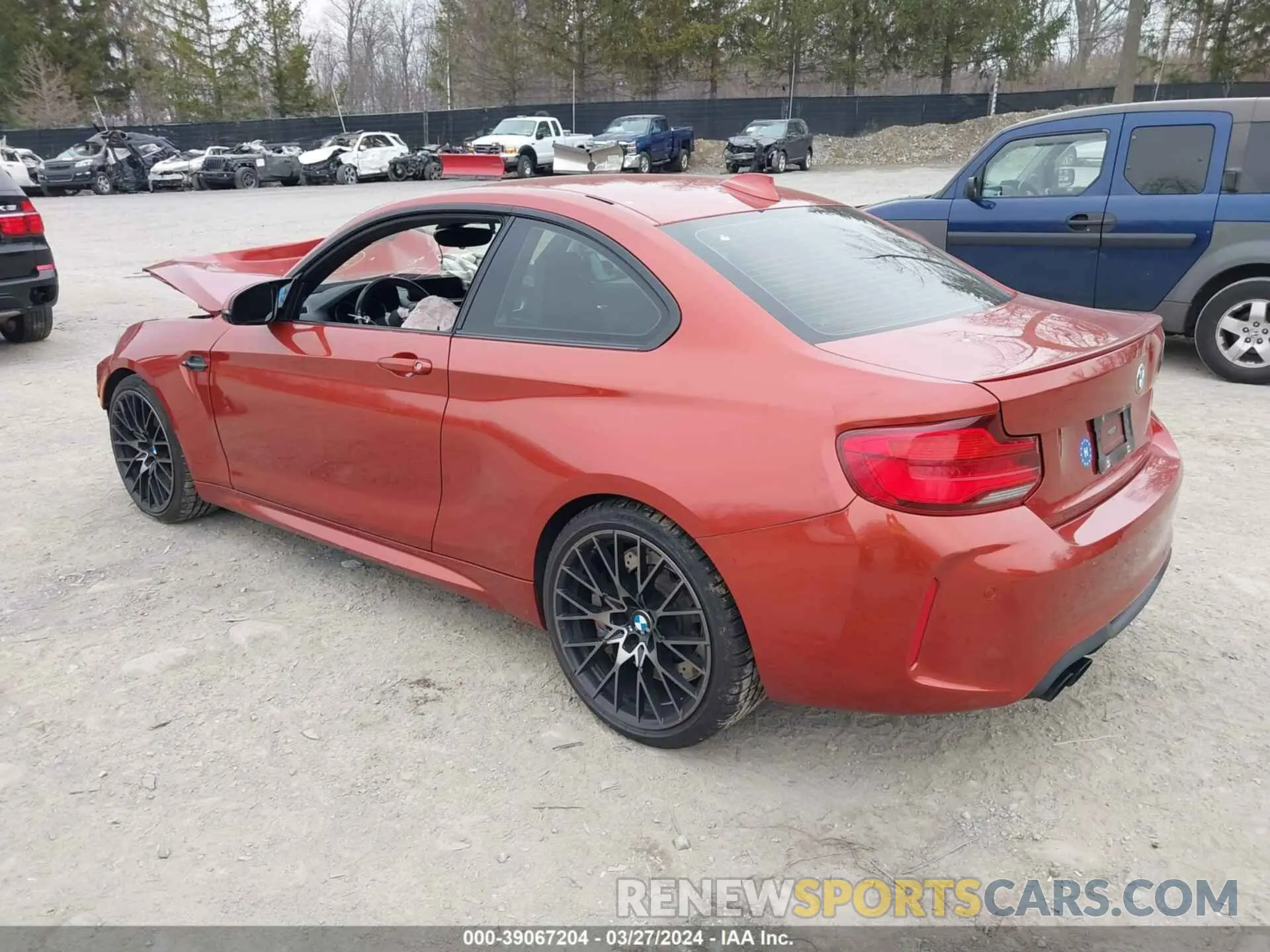 3 fotografías del automóvil dañado WBS2U7C53KVB09308 BMW M2 2019