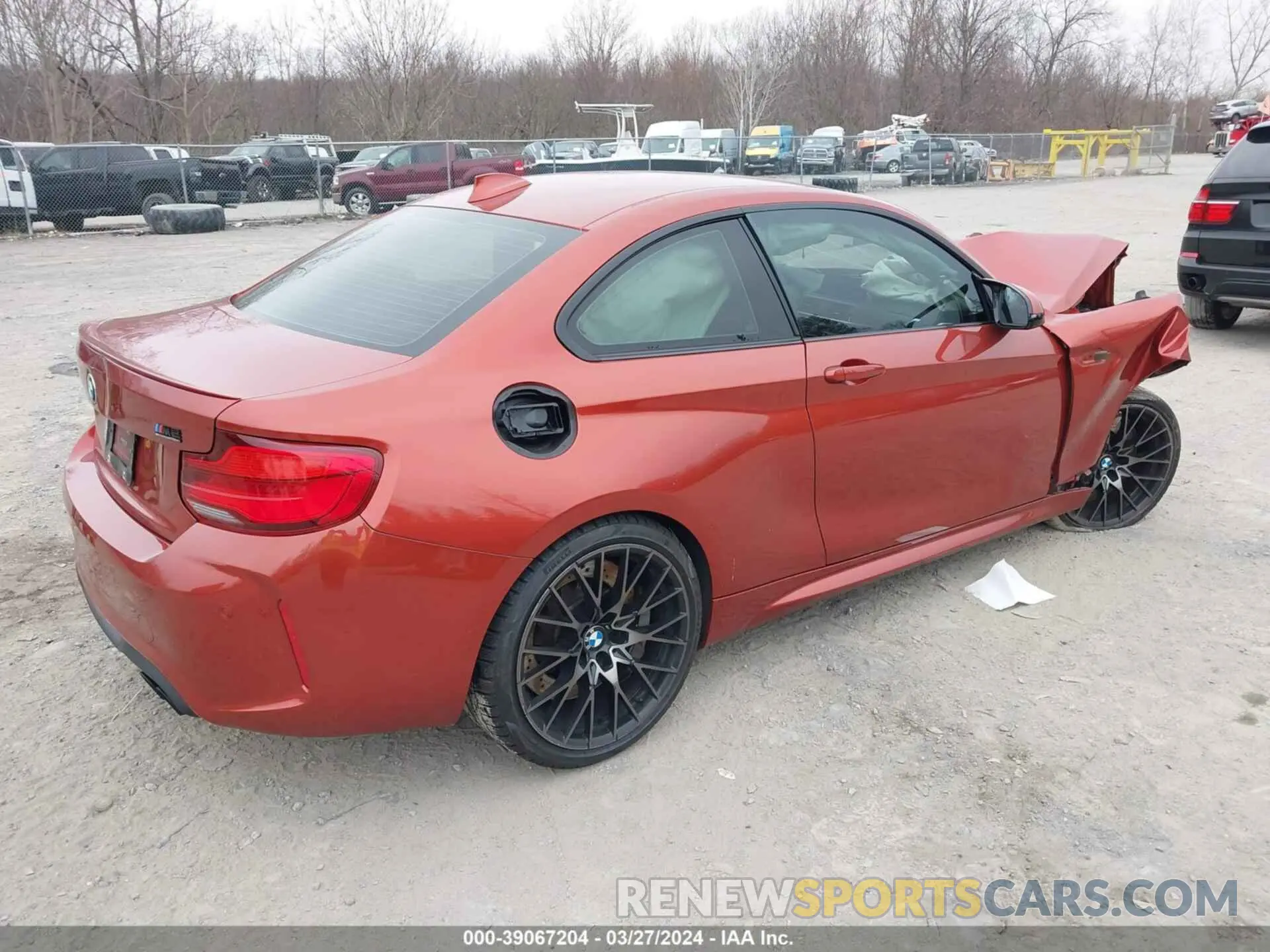 4 fotografías del automóvil dañado WBS2U7C53KVB09308 BMW M2 2019