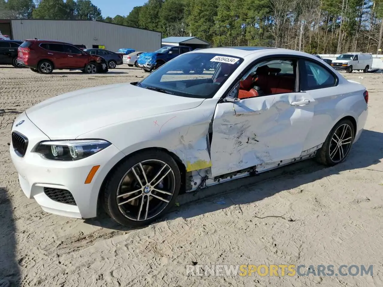 1 fotografías del automóvil dañado WBA2J7C03L7E80525 BMW M2 2020