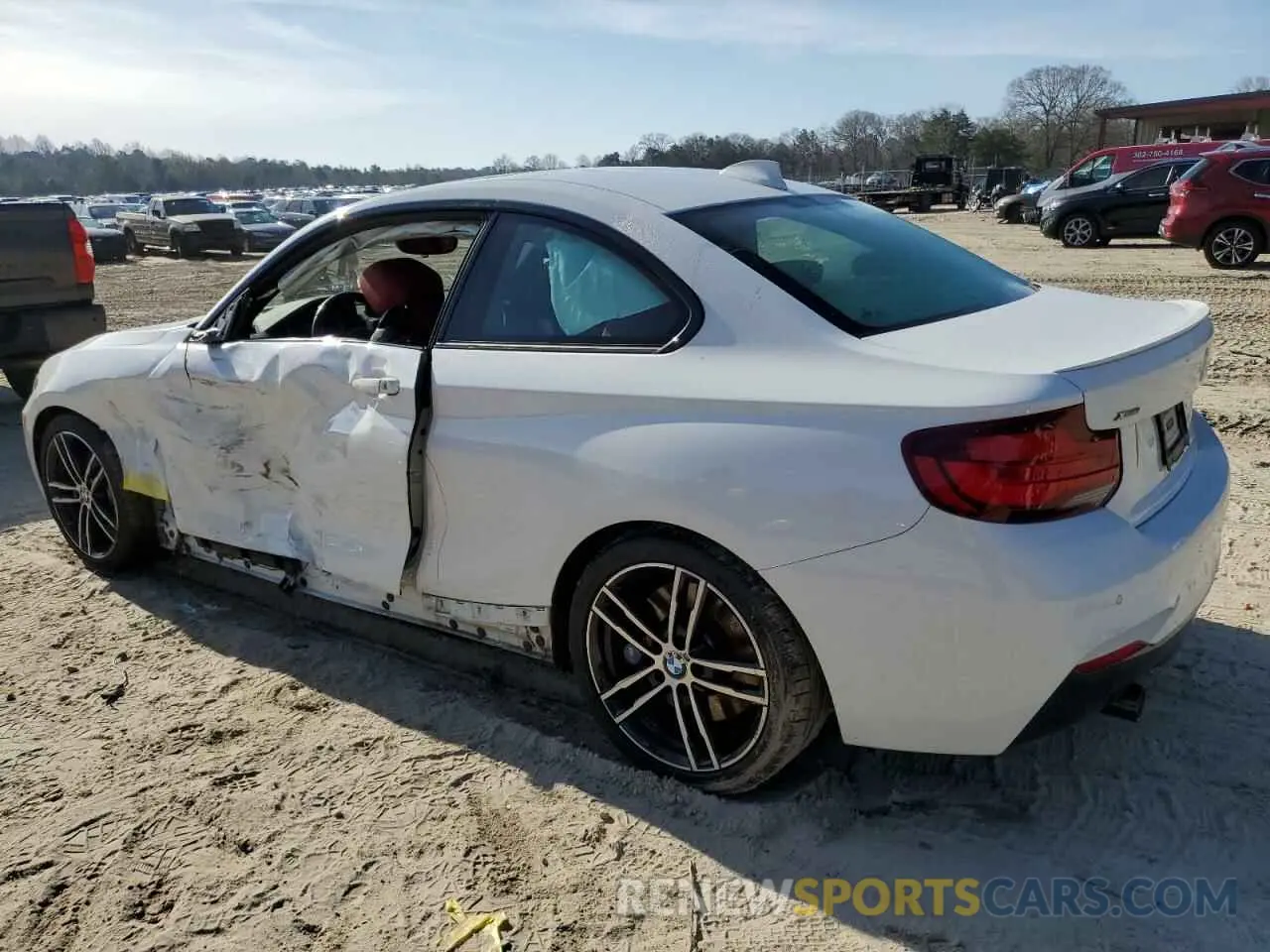 2 fotografías del automóvil dañado WBA2J7C03L7E80525 BMW M2 2020