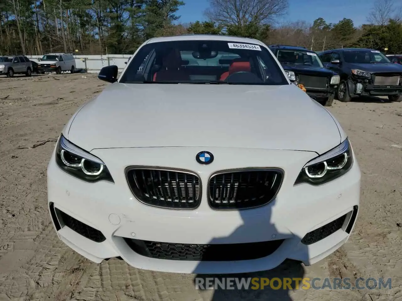 5 fotografías del automóvil dañado WBA2J7C03L7E80525 BMW M2 2020