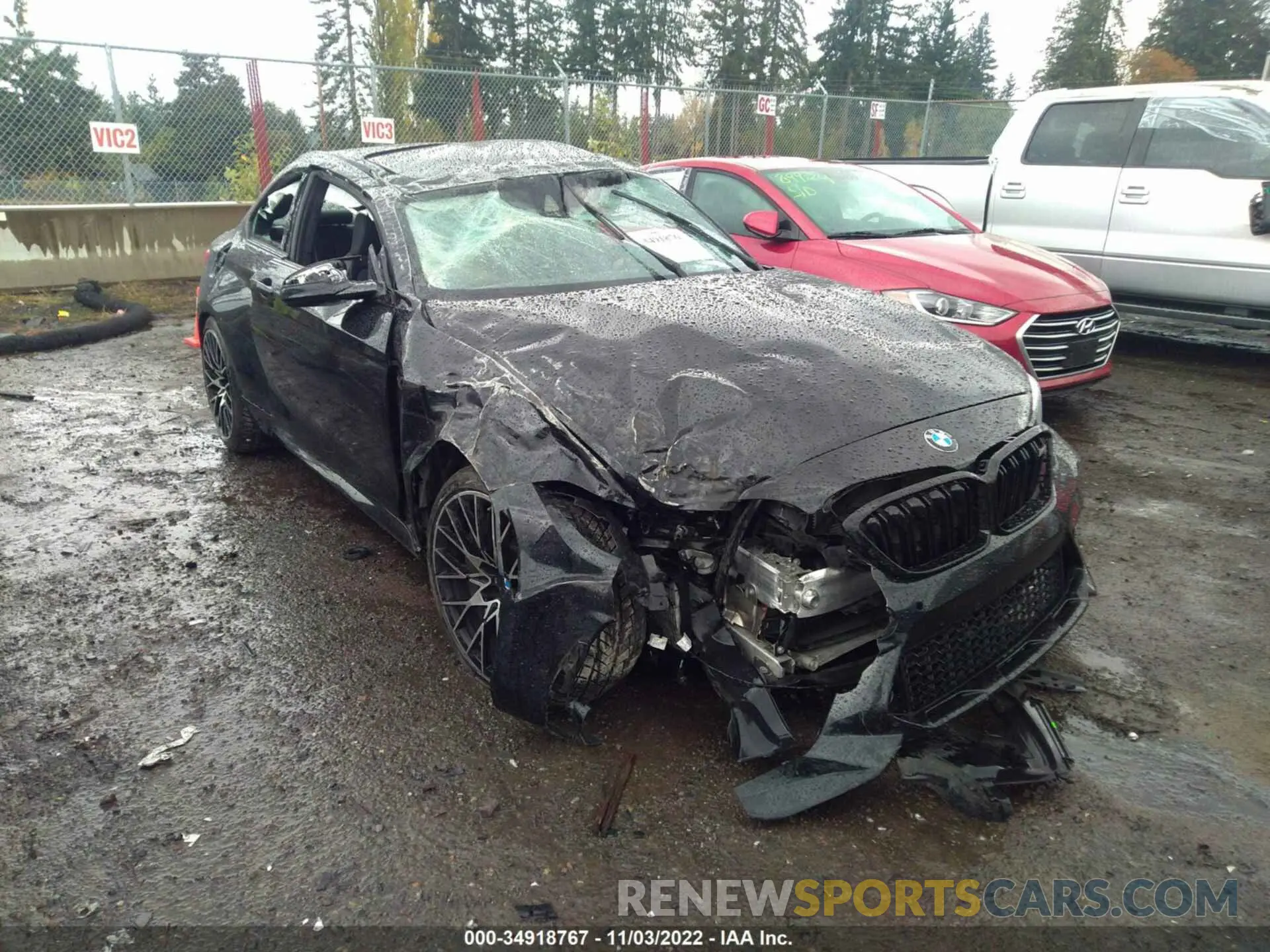 1 fotografías del automóvil dañado WBS2U7C03L7E60455 BMW M2 2020