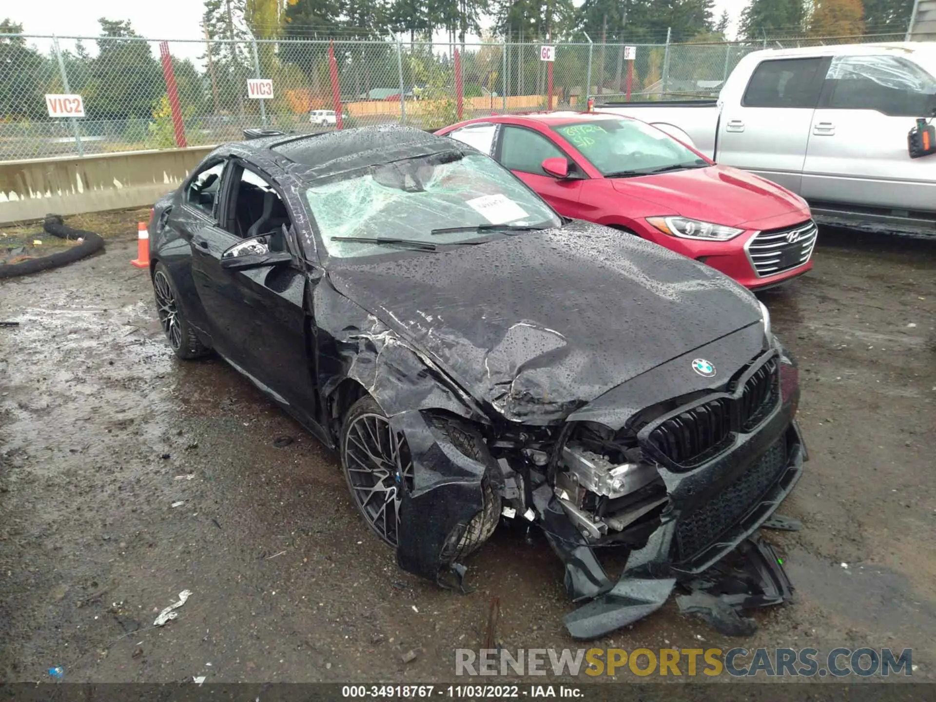 6 fotografías del automóvil dañado WBS2U7C03L7E60455 BMW M2 2020