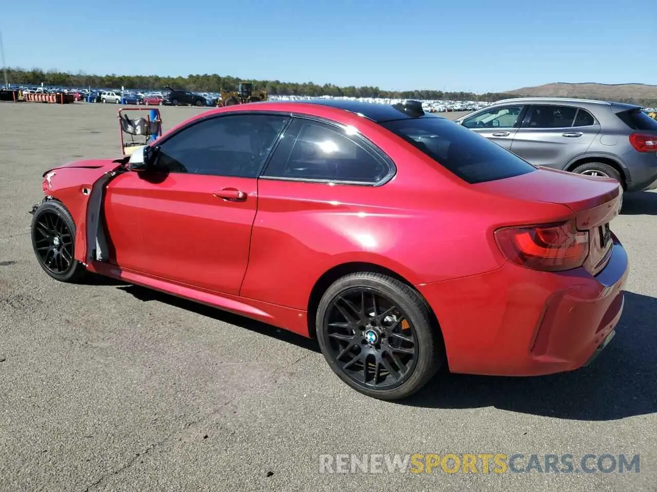 2 fotografías del automóvil dañado WBS2U7C06L7E83213 BMW M2 2020