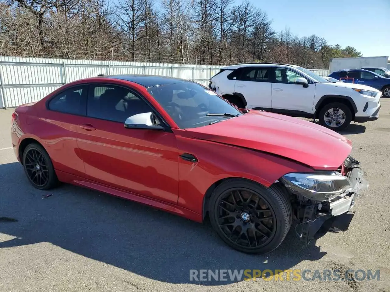 4 fotografías del automóvil dañado WBS2U7C06L7E83213 BMW M2 2020