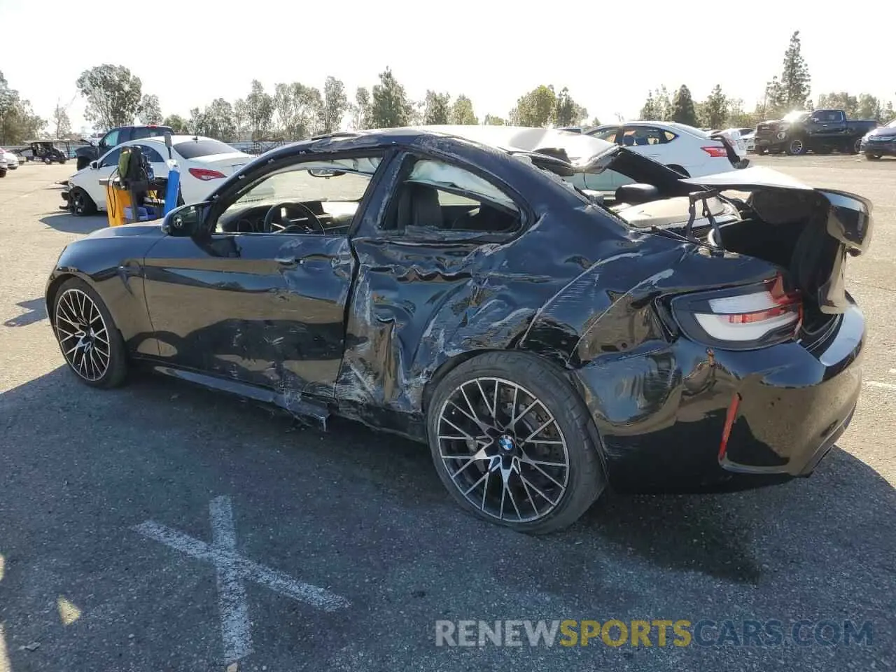 2 fotografías del automóvil dañado WBS2U7C07L7E56229 BMW M2 2020