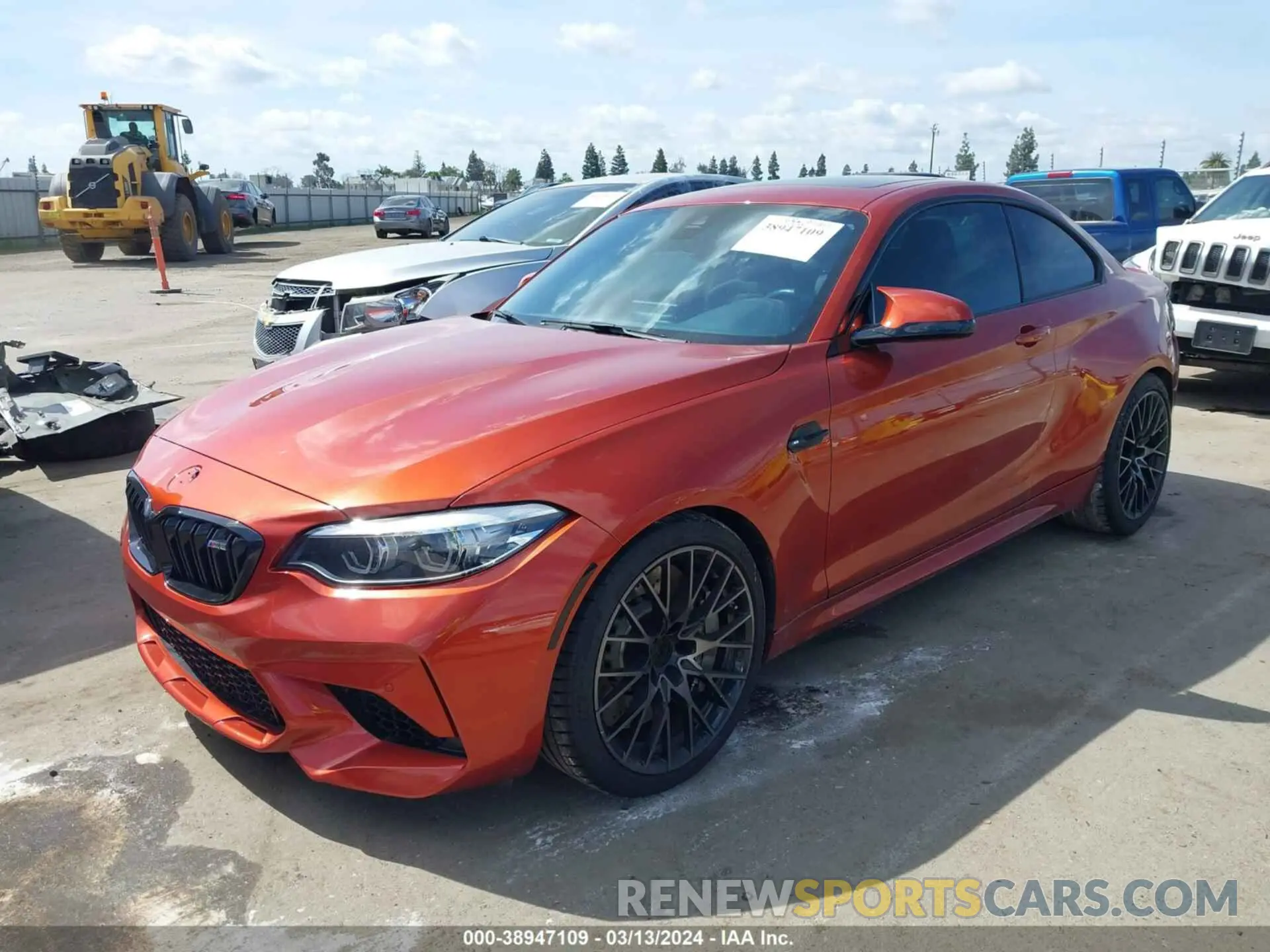 2 fotografías del automóvil dañado WBS2U7C09L7E60766 BMW M2 2020