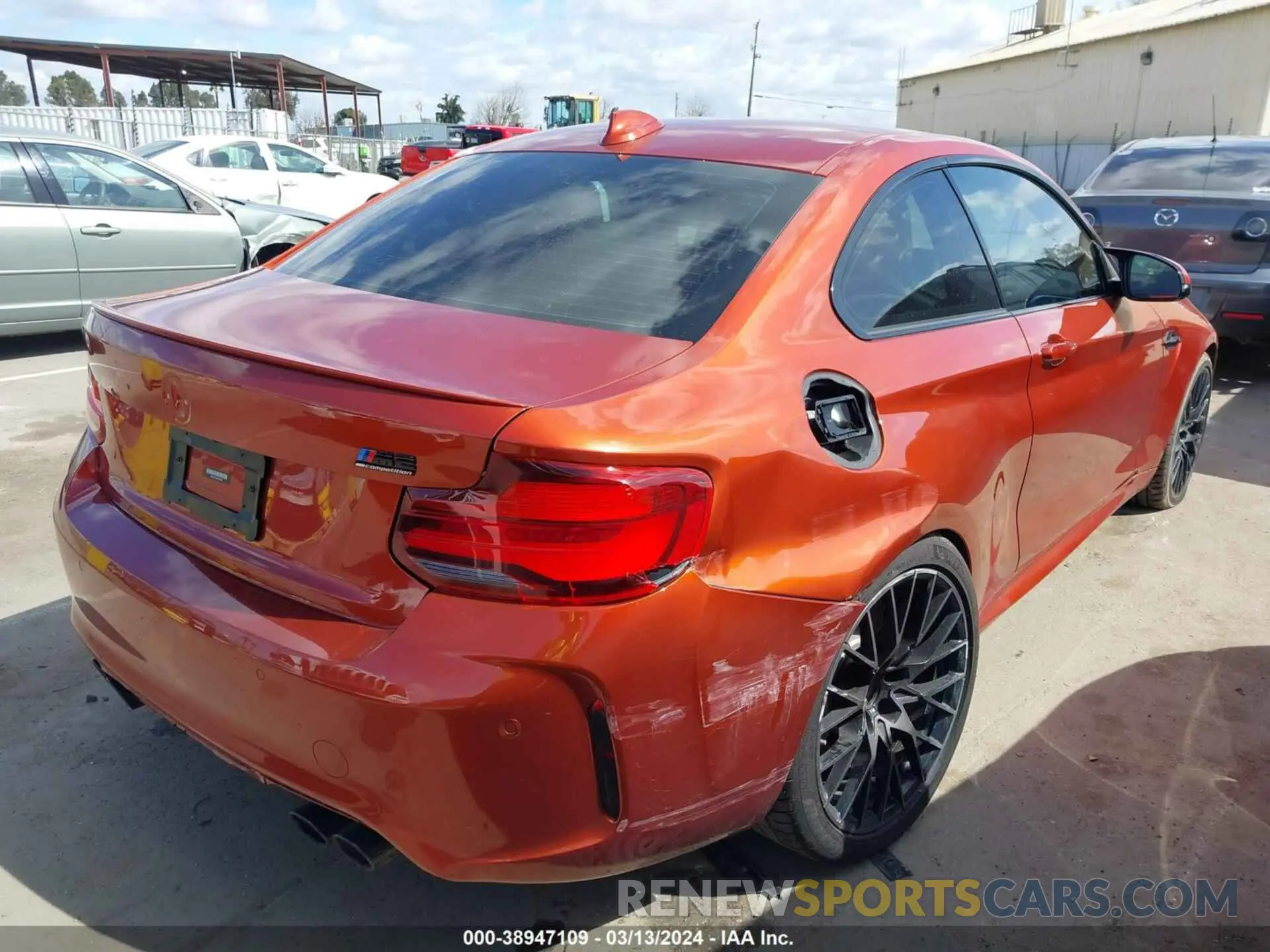4 fotografías del automóvil dañado WBS2U7C09L7E60766 BMW M2 2020