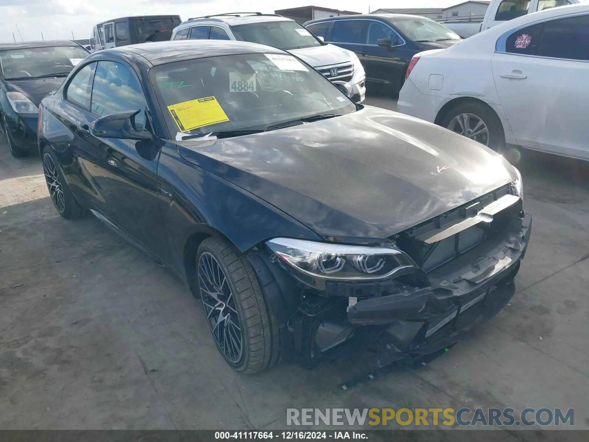 1 fotografías del automóvil dañado WBS2U7C0XL7F85582 BMW M2 2020