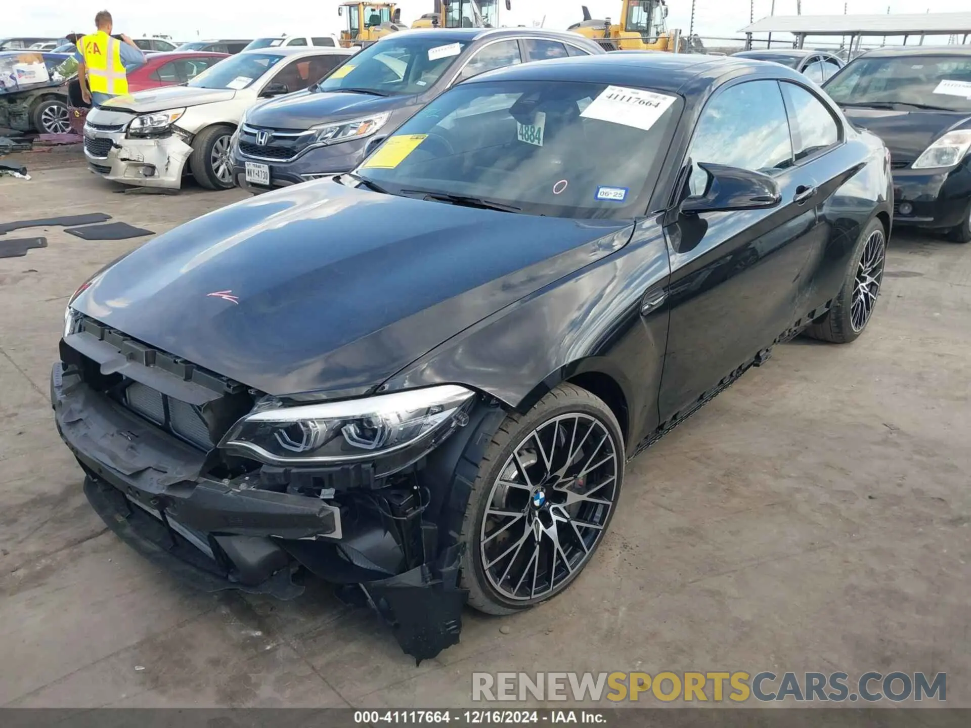 2 fotografías del automóvil dañado WBS2U7C0XL7F85582 BMW M2 2020
