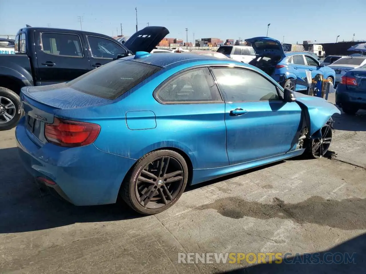 3 fotografías del automóvil dañado WBA2J5C04M7G65009 BMW M2 2021