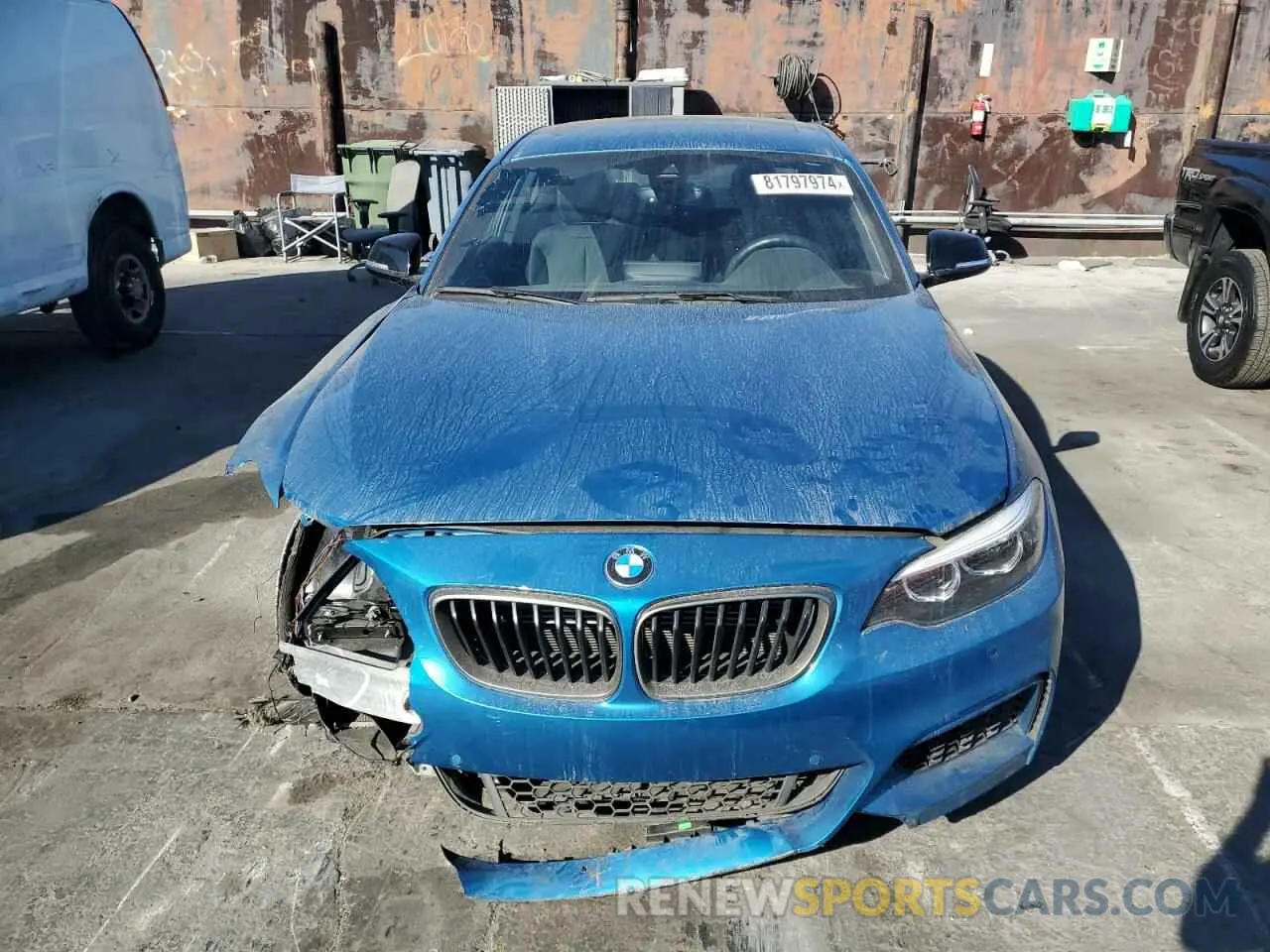 5 fotografías del automóvil dañado WBA2J5C04M7G65009 BMW M2 2021