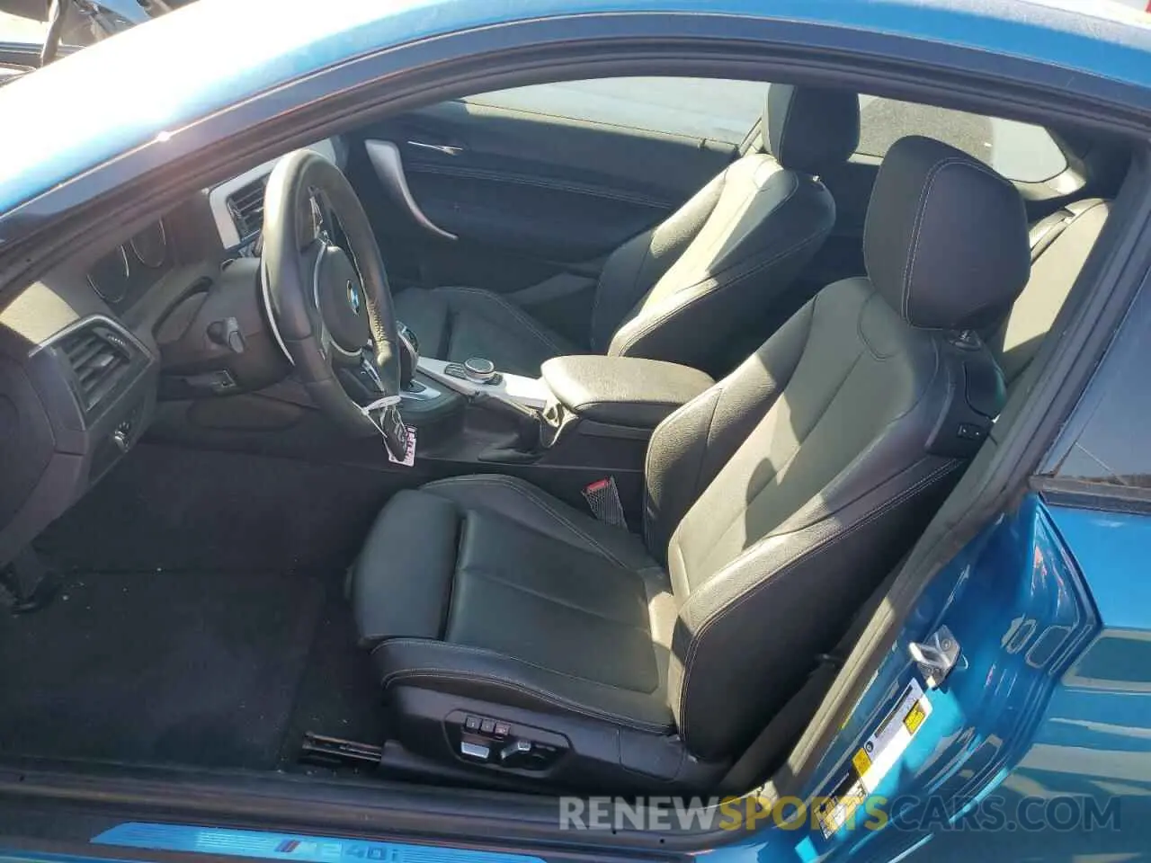7 fotografías del automóvil dañado WBA2J5C04M7G65009 BMW M2 2021