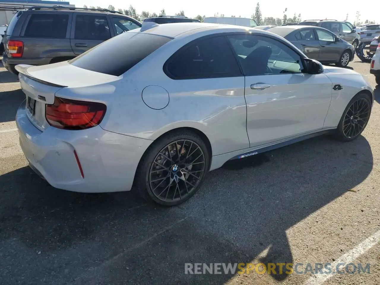 3 fotografías del automóvil dañado WBS2U7C00M7H17234 BMW M2 2021