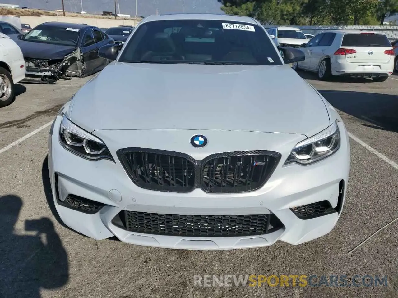5 fotografías del automóvil dañado WBS2U7C00M7H17234 BMW M2 2021