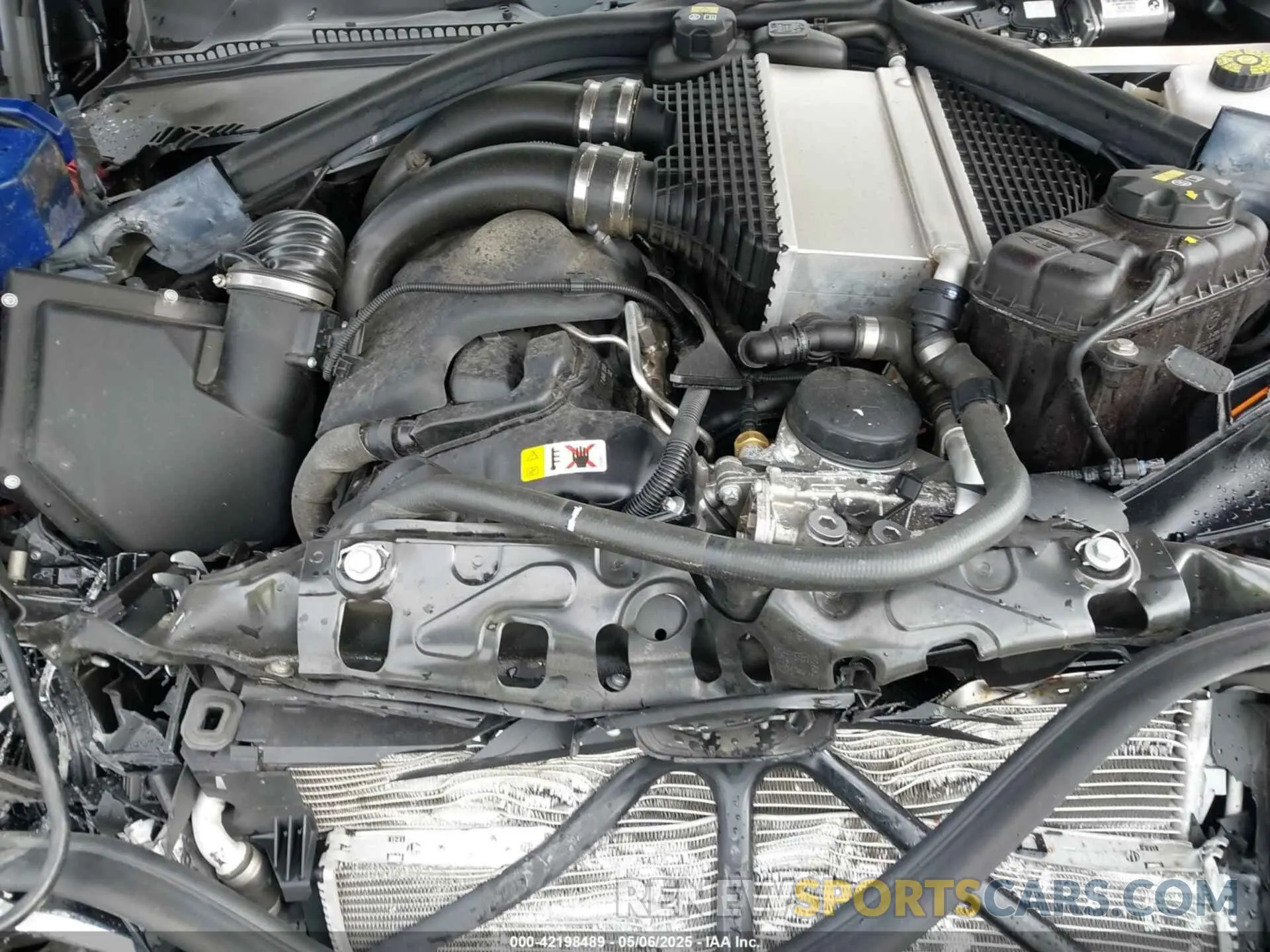 10 fotografías del automóvil dañado WBS2U7C00M7J64095 BMW M2 2021