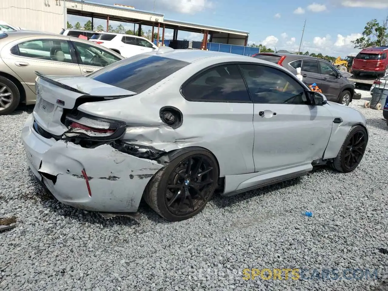 3 fotografías del automóvil dañado WBS2U7C01M7H70881 BMW M2 2021