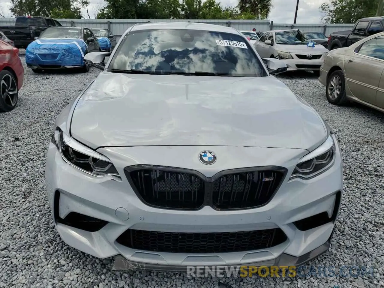 5 fotografías del automóvil dañado WBS2U7C01M7H70881 BMW M2 2021