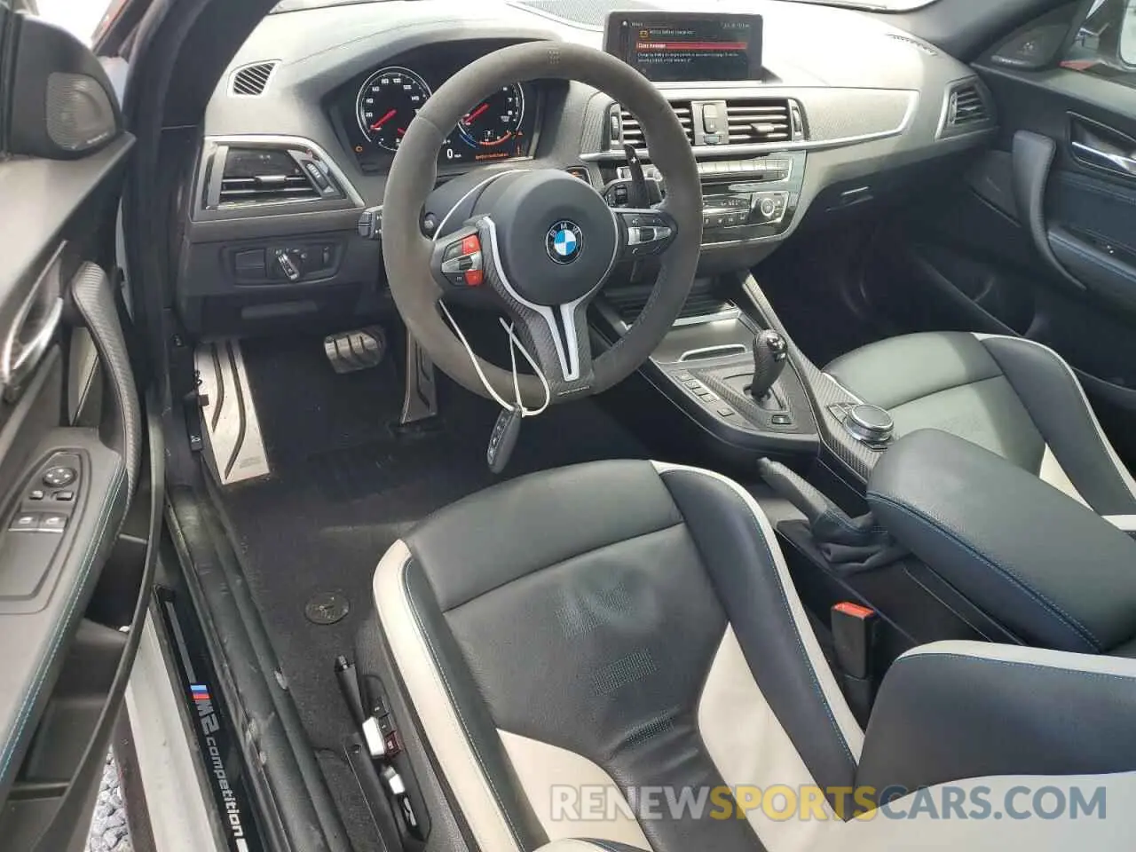 8 fotografías del automóvil dañado WBS2U7C01M7H70881 BMW M2 2021